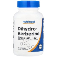 Вітамінно-мінеральний комплекс Nutricost Дигідроберберін, 200 мг, Dihydroberberine, 60 капсул (NCS57236)
