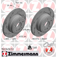 Гальмівний диск ZIMMERMANN 150.3450.53
