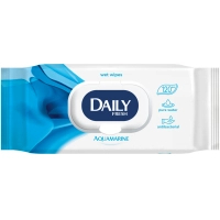 Вологі серветки Daily Fresh універсальні з клапаном 120 шт. (4823071642322)