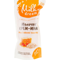 Рідке мило Milky Dream Мед з вівсяними пластівцями дой-пак 1000 мл (4820205300189)