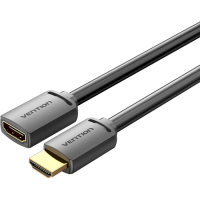 Кабель мультимедійний HDMI M to HDMI F 5.0m V2.0 4K60Hz Vention (AHCBJ)
