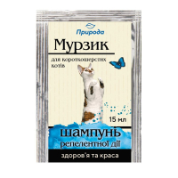 Шампунь для тварин ProVET Мурзик для короткошерстих котів (4820157402030)