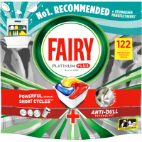 Таблетки для посудомийних машин Fairy Platinum Plus All in One Lemon 122 шт. (8700216859974)