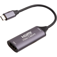 Пристрій захоплення відео PowerPlant HDVC2-C HDMI (F) - 2.0 USB Type-C (M) (CA914708)