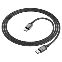 Дата кабель USB-C to USB-C 60W BX87 black BOROFONE (6974443389067)