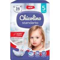 Підгузки Chicolino Standarto Middle Розмір 5 (11-25 кг) 36 шт (4823098410553)
