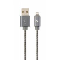 Дата кабель USB 2.0 AM to Lightning 2.0m Cablexpert (CC-USB2S-AMLM-2M-BG)