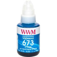 Чорнило WWM Epson L800 140г Cyan (E673C)