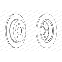 Гальмівний диск FERODO DDF1804C
