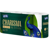 Туалетний папір Grite Charisma 4 шари 8 рулонів (4770023348828/4770023000344)
