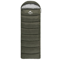 Спальний мішок Naturehike U350 NH20MSD07 Hollow Cotton Left Green (6927595767238-L)