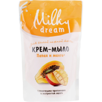 Рідке мило Milky Dream Папая і манго дой-пак 500 мл (4820205300134)