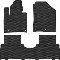 Килимок в салон EVAtech Kia Sorento Prime 7 seats 2014-2020 3 поколі (KI32619ZV3RBB)