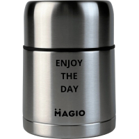 Термос Magio Харчовий Сріблястий 0.6 л (MG-1034)