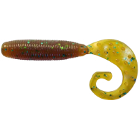 Силікон рибальський Reins Fat G-Tail Grub 2" 565 Motor Oil Green Flake (20 шт/уп.) (1552.03.45)