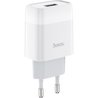 Зарядний пристрій HOCO C72A Glorious USB 10.5W White (6931474712899)