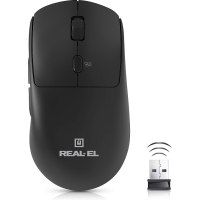 Мишка REAL-EL RM-355W Wireless Black (EL123200054)
