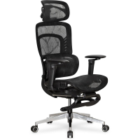 Офісне крісло Mealux M10 Air Massage (з масажним ефектом) Black (HF-M10 M/BB)