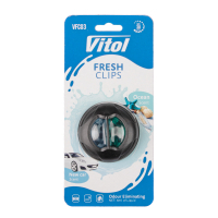 Ароматизатор для автомобіля Vitol Fresh Clips New car +Ocean (VFC03)