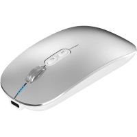 Мишка BAVIN G-K-991 RGB Wireless/Bluetooth Silver (G-K-991-SV)