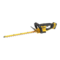 Кущоріз DeWALT акумуляторний, 18V, ніж 55 см, до 25 мм, 5Ah (DCMHT564P1)