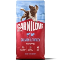 Сухий корм для собак Carnilove Active Salmon & Turkey Puppy 12 кг (8595602581375)