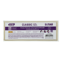 Пластилін ZiBi KIDS Line -2 скульптурний CLASSIC білий, 250 г (ZB.6283)
