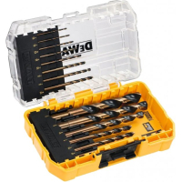 Набір свердл DeWALT по металу Black&Gold HSS-G, 14 шт, кейс Tough Case (DT70727)