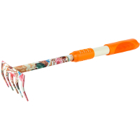Граблі Flora 5-ти зубні, orange, TPR (5043024)
