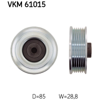 Ролик натягувача ременя SKF VKM 61015