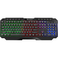 Клавіатура Xtrike ME KB-306 LED USB UA Black (KB-306UA)