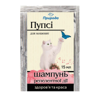 Шампунь для тварин Природа Пупсі для кошенят від бліх та кліщів (4820157401910)