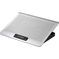 Підставка до ноутбука IceCoorel 10-15.6", 6*60mm 580 RPM, 2*USB, 350x225x26mm, Silver (A19)