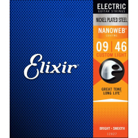 Струни для гітари Elixir 12027 Nanoweb Nickel Plated Steel Custom Light (09-46) (236047)