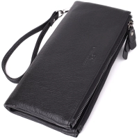 Гаманець ST Leather Шкіряний Чорний (23111)