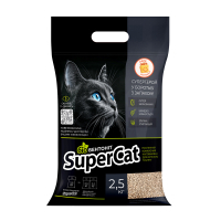 Наповнювач для туалету Super Cat Рослинний біобентоніт комкуючий 2.5 кг (3533)