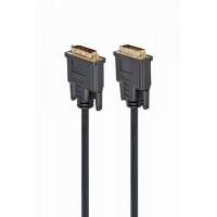 Кабель мультимедійний DVI M to DVI M 4.5m 24+1pin Cablexpert (CC-DVI2-BK-15)