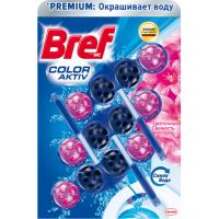 Туалетний блок Bref Кольорова вода Квіткова свіжість 3х50 г (9000101024067/9000101853414)