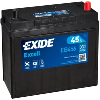 Акумулятор автомобільний EXIDE EXCELL 45A (EB456)