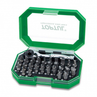 Набір біт Toptul з тріскачкою 1/4" 35од. (GACW3503)