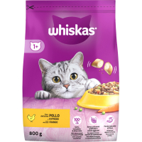 Сухий корм для кішок Whiskas з куркою 800 г (5998749144367/5900951355929)