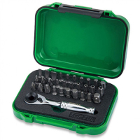 Набір біт Toptul з тріскачкою 1/4" 31шт (GABW3103)
