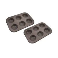Форма для випікання Bergner Bakeware lovers для мафінів Набір 2 предмета (BG-37197-CO)