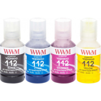 Чорнило WWM Epson 112 SET 4х140г B/C/M/Y pigm., KeyLock (E112SET4P)
