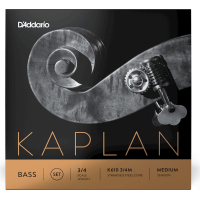 Струни для контрабаса D'Addario Kaplan Bass String Set 3/4 Scale Medium Tension (K610 3/4M)