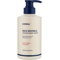 Крем для душу Kundal Rich Soy Milk Body Wash Mellow Vanilla 500 мл (8809953770914)