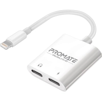 Адаптер Lightning to Lightning 12W + Lightning audio Promate (medialink-i2i)