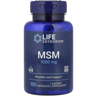 Вітамінно-мінеральний комплекс Life Extension МСМ, Метилсульфонілметан, MSM, 100 капсул (LEX-45110)