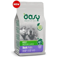 Сухий корм для собак OASY DOG Monoprotein ADULT Medium/Large качка 2.5 кг (8054329511268)