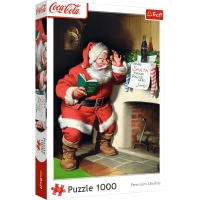 Пазл Trefl Lic Coca-Cola Санта біля каміна (5900511109221)